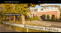 Desktop Screenshot of notariskantoorpostma.nl